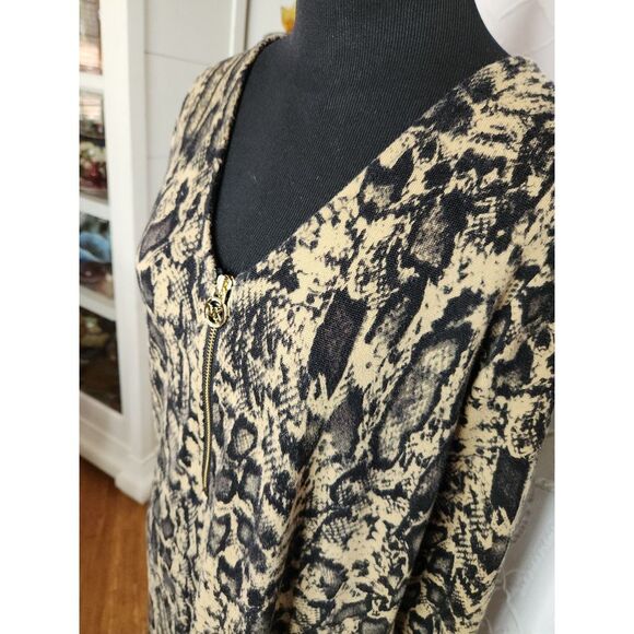 Michael Kors Cheetah Print Sweater Dress Size Medium - Picture 2 of 5